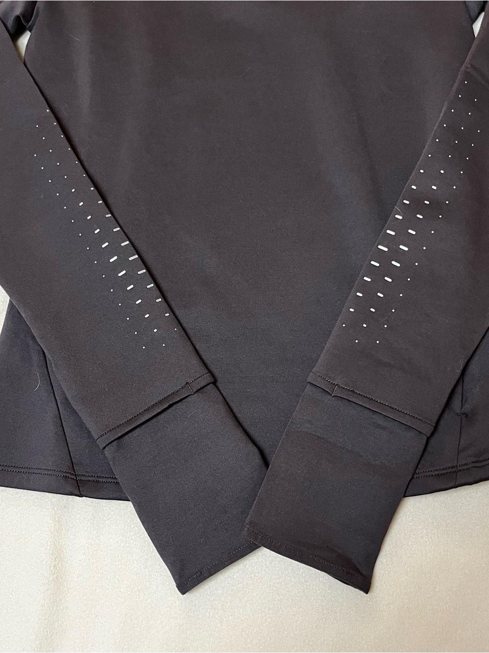Nike Grey Therma-Fit ADV Women's Long-Sleeve Half-Zip Performance Top - Picture 3 of 12